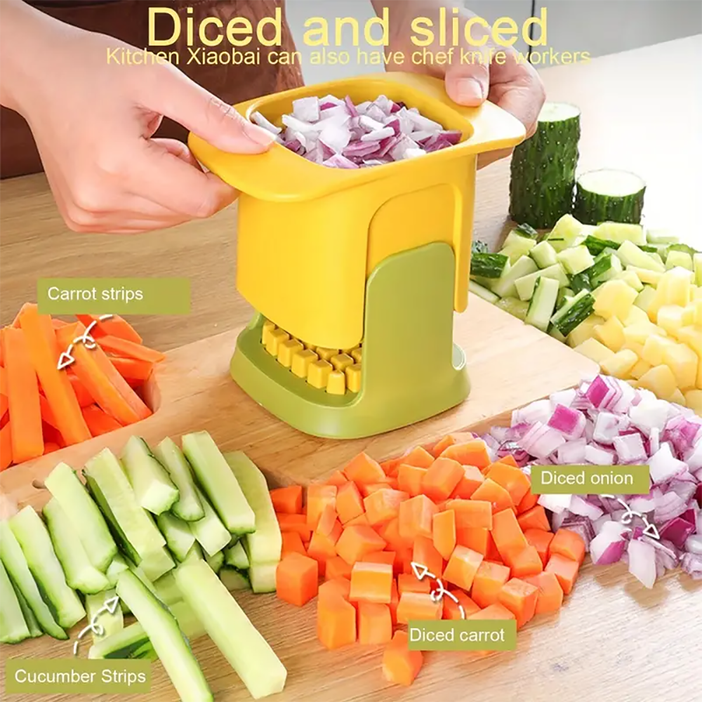 Multi functional manual vegetable chopper